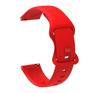 strap belt compatible with one plus watch strap size - 22mm - double lock red