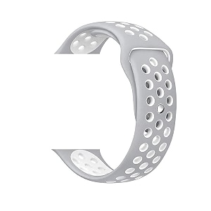 strap belt compatible with one plus watch strap size - 22mm grey and white