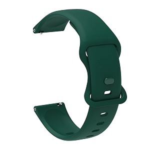 strap belt compatible with one plus watch strap size - 22mm - double lock olive green