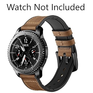 strap belt compatible with one plus watch strap size - 22mm brown