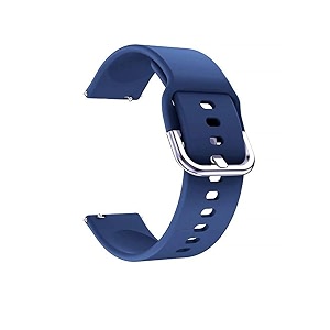strap belt compatible with one plus watch strap size - 22mm navy blue