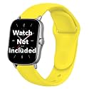 Strap Belt Compatible with One Plus Watch, Strap Size - 22MM - Silicon (Yellow)