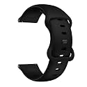 Strap Belt Compatible with One Plus Watch, Strap Size - 22MM - Double Lock (Black)