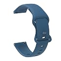 Strap Belt Compatible with One Plus Watch, Strap Size - 22MM - Double Lock (Navy Blue)