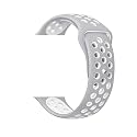Strap Belt Compatible with One Plus Watch, Strap Size - 22MM (Grey and White)