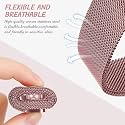 Strap Belt Compatible with One Plus Watch, Strap Size - 22MM -Stainless Steel Metal (Rose Gold)