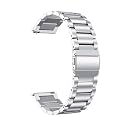 Strap Belt Compatible with One Plus Watch, Strap Size - 22MM - Metal Stainless Steel Chain (Silver)
