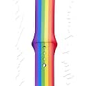 Strap Belt Compatible with One Plus Watch, Strap Size - 22MM - Silicon (Rainbow)