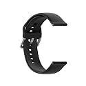Strap Belt Compatible with One Plus Watch, Strap Size - 22MM (Black)