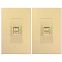 LIDER 20A Blank Face GFCI, Self-Test, LED Indicator, UL Listed, Anti-Interference (No-False-Trip) Protection, Outlet Protection, Screwless Wall Plate, Gold, 2 Pack