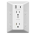 LIDER 6-Outlet Surge Expander, 36W, Surge Protector Up to 1500J, UL Listed