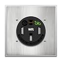 LIDER Extra Weather-Resistant Flush Receptacle, NEMA 14-50R, UL Listed