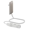 LIDER Flat-Face Outlet Extender, 3 Receptacles, 3ft Cord, 1625W, ETL Listed