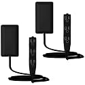 LIDER Flat-Face Outlet Extender, 3 Receptacles, 3.1ft Cord, 1625W, 2-Pack