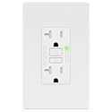 LIDER GFCI Outlet 20Amp, GFCI Receptacle, ETL Listed, Matte White