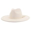 LIDHAY Big Wide Brim Fedora Hats for Women Men Western Suede Hat Large Felt Panama Hat Rancher Hat