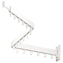 LIENAHU Clothes Drying Rack,Laundry Drying Rack,Clothes Rack Wall Mount,Wall Mounted Clothes Hanger Rack,Laundry Rack Folding,Retractable Clothing Rack,Collapsible Clothes Hanging Rack(Loop,White)