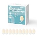 LIFARA Hydrocolloid Blister Bandages for Feet, 2X Fast Moist Healing, Adhesive Waterproof Bandages for Heel & Toes, Home First Aid Kit Essential, Oval, 2" × 3 ", 10 Pack