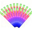LifBetter 45 Pcs Glow Sticks Bulk- LED Foam Sticks in The Dark with 3 Modes Flashing Led Foam Multicolor Batons Light up Party Favors for Birthdays, Weddings, Concerts, Festivals