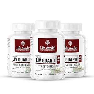 life aveda liv guard for fatty liver and liver detox supplement  help and support digestion blood purifier liver function amp metabolism  organic amp natural ayurvedic lever detox capsules  60 veg caps one month supply