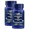 Life Extension Food Sensitivity Relief with Diamine Oxidase (DAO),Occasional Gas,Digestive Comfort,histamine Sensitivity,DAO Enzyme Supplement,Gluten Free,Non-GMO,Vegetarian,60 Capsules,(Pack of 2)
