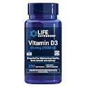 Life Extension Vitamin D3 25 mcg (1000 IU), Value Size, 250 Softgels
