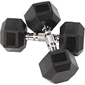 Dumbbell Set, Dumbbells, PVC Dumbbells, PVC Dumbbell Set, Dumbbell Set for Home Workout (Hex - 10Kg Set)
