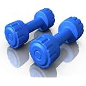 Dumbbell Set, Dumbbells, PVC Dumbbells, PVC Dumbbell Set, Dumbbell Set for Home Workout (4KG (2KGX2))