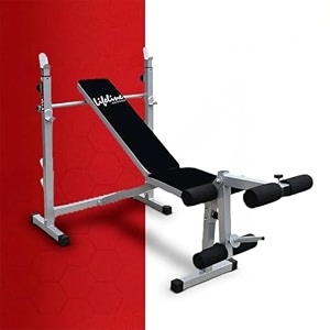 lifeline lb 305 multipurpose gym bench for home incline flat decline bench