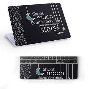 galaxsia life quote topwrist pad vinyl laptop skinstickercover for 14 inches laptops laminated-removable-hd quality compatible for hp-dell-sony-lenovo-asus etc138x96 inches