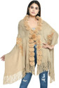 Life and style Wool Applique Women Shawl