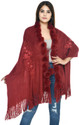 Life and style Wool Applique Women Shawl