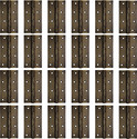 Life Vision Premium Quality Door Butt Hinges 5 inch x 12 Gauge/2.5 mm Thickness Stainless Steel, Antique Matt Finish, Pack of 24 Piece Butt/Mortise Hinge (Brown Pack of 24)