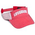 Lifeguard Visor | Professional Guard Hat Red Sun Cap Men Women Costume Uniform
