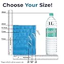 Lifekrafts Blue Jute Linen Pouches Birthday and Party Favour Bags Potlis for Functions, Size-20x25 cm (Pack of 70)…