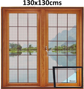 lifekrafts 120 gsm fiberglass pre-stitched window fibre washable adults mosquito net