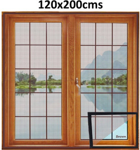 lifekrafts 120 gsm fiberglass pre-stitched window fibre washable adults mosquito net