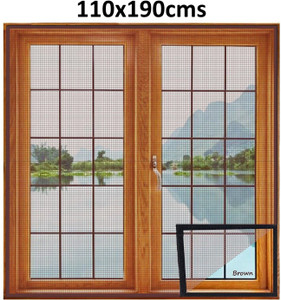 lifekrafts 120 gsm fiberglass pre-stitched window fibre washable adults mosquito net