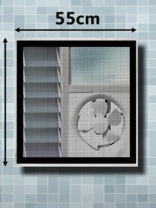 lifekrafts small mosquito nets for bathroom kitchen windows and exhaust fans-easy-fit fibre washable adults mosquito net