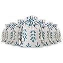 Lifekrafts New Leaf Design Linen Drawstring Gift Bags|Wedding Party Favor Bags|Return Gifts Bags For Festivals, Functions, Baby Showers More (Size: 10X15 Cm, Pack Of 10), Multicolor