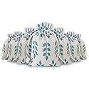 Lifekrafts New Leaf Design Linen Drawstring Gift Bags|Wedding Party Favor Bags|Return Gifts Bags For Festivals, Functions, Baby Showers, Weddings, Parties &amp; More (Size:17.5X20 Cm,Pack Of 50),Assorted