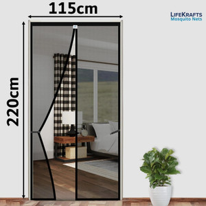 lifekrafts auto-closing magnetic door polyester washable adults mosquito net