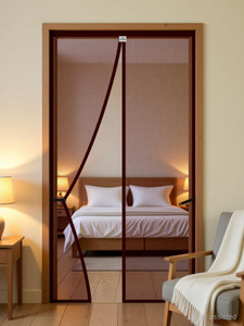 lifekrafts auto-closing magnetic door polyester washable adults mosquito net