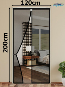 lifekrafts auto-closing magnetic door polyester washable adults mosquito net