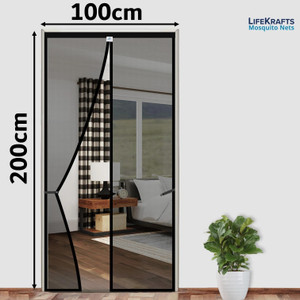lifekrafts auto-closing magnetic door polyester washable adults mosquito net