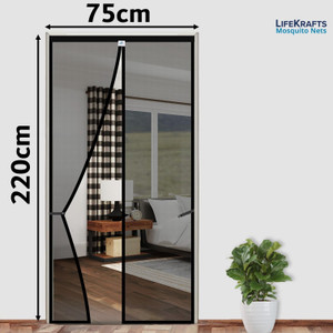 lifekrafts auto-closing magnetic door polyester washable adults mosquito net
