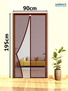 lifekrafts auto-closing magnetic door polyester washable adults mosquito net