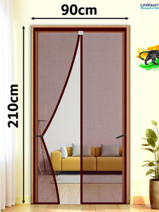 lifekrafts auto-closing magnetic door polyester washable adults mosquito net