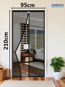 lifekrafts auto-closing magnetic door polyester washable adults mosquito net