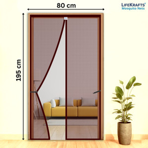 lifekrafts auto-closing magnetic door polyester washable adults mosquito net